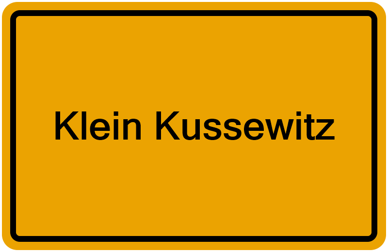 Handelsregisterauszug Klein Kussewitz